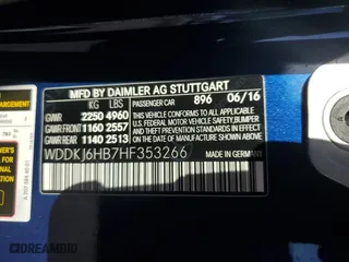 2017 Mercedes-Benz E-Class E 400 with VIN WDDKJ6HB7HF353266, listed as a Copart auction lot 74400124 with 0 mi miles and Non Repairable. Bid and sale history available at carsss.com. Image 13.
