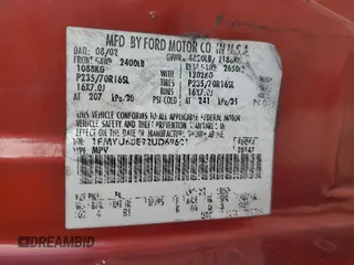 2002 Ford Explorer Sport Value z VIN 1FMYU60E92UD69601, wystawiony jako Copart lot #88303645 z przebiegiem 223 132 mil mil oraz Szkoda całkowita • Salvage title. Historia ofert i sprzedaży dostępna na DreamBid. Obrazek 12.