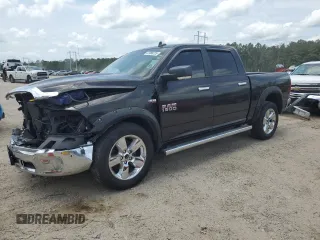 2017 Ram 1500 Big Horn with VIN 3C6RR6LT3HG636951, listed as a Copart auction lot 57996725 with 101,228 mi miles and Salvage title. Bid and sale history available at DreamBid. Image 1.