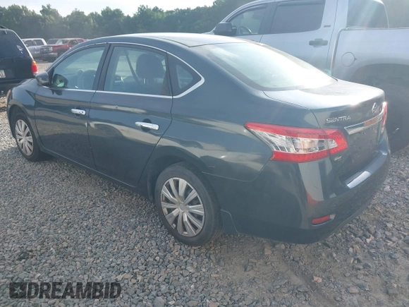 2014 Nissan Sentra SV with VIN 3N1AB7AP7EL683816, listed as a IAAI auction lot 42501255 with 213,450 mi miles and . Bid and sale history available at DreamBid. Image 3.