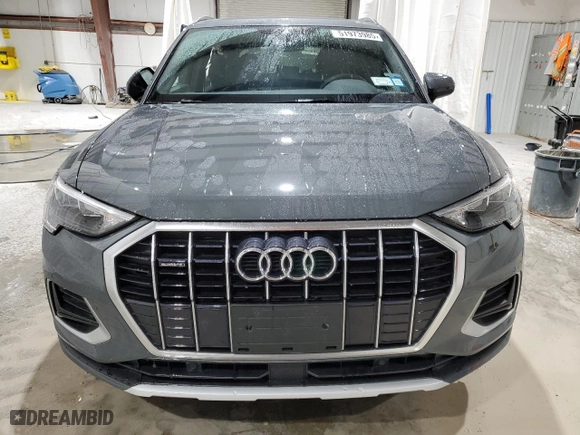 2022 Audi Q3 Premium with VIN WA1AUCF33N1002302, listed as a Copart auction lot 51973985 with 49,886 mi miles and Salvage Title. Bid and sale history available at carsss.com. Image 5.