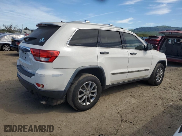 2012 Jeep Grand Cherokee Laredo with VIN 1C4RJEAG0CC222943, listed as a Copart auction lot 52899545 with 153,389 mi miles and Salvage Title. Bid and sale history available at carsss.com. Image 3.