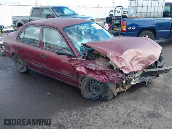 1998 Toyota Corolla VE with VIN 1NXBR12E7WZ070248, listed as a IAAI auction lot 41792397 with Not provided miles and . Bid and sale history available at DreamBid. Image 1.