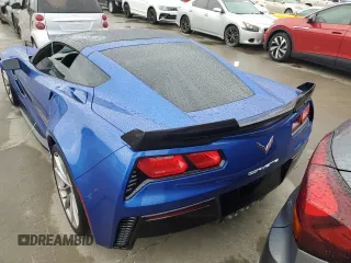 2019 Chevrolet Corvette Grand Sport 2LT with VIN 1G1YX2D72K5119765, listed as a Copart auction lot 74289414 with 0 mi miles and Non Repairable. Bid and sale history available at carsss.com. Image 6.