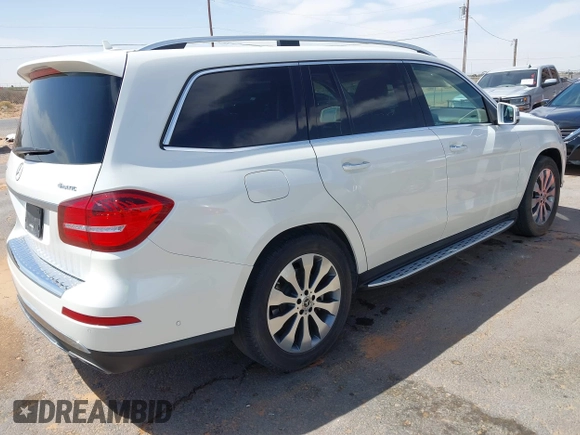 2019 Mercedes-Benz GLS with VIN 4JGDF6EE3KB224583, listed as a IAAI auction lot 41946943 with 99,698 mi miles. Bid and sale history available at carsss.com. Image 4.