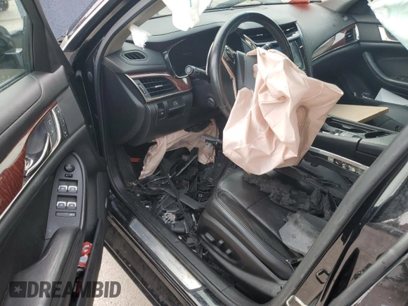 2014 Cadillac CTS Luxury AWD with VIN 1G6AX5S35E0184477, listed as a Copart auction lot 51186245 with Not provided miles and Salvage title. Bid and sale history available at DreamBid. Image 8.