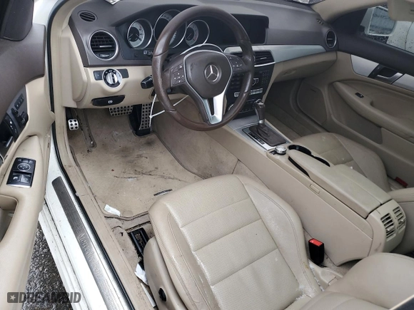 2012 Mercedes-Benz C-Class C 250 with VIN WDDGJ4HB8CF801890, listed as a Copart auction lot 45351235 with 92,713 mi miles and Clean Title. Bid and sale history available at carsss.com. Image 8.