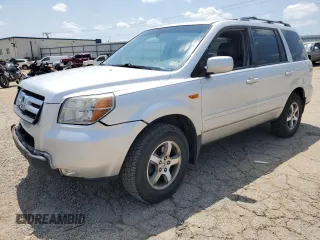 2008 Honda Pilot EX-L z VIN 5FNYF185X8B010586, wystawiony jako Copart lot #59579575 z przebiegiem 140 344 mil mil oraz Szkoda całkowita • Salvage title. Historia ofert i sprzedaży dostępna na DreamBid. Obrazek 1.