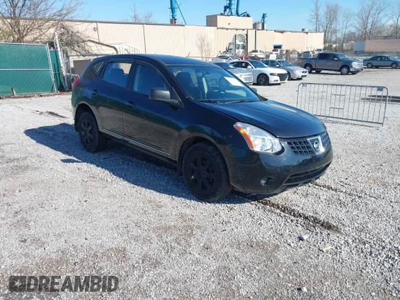 2009 Nissan Rogue S with VIN JN8AS58V09W439399, listed as a IAAI auction lot 41805423 with 217,487 mi miles. Bid and sale history available at carsss.com. Image 1.