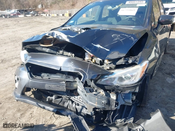 2017 Subaru WRX Premium with VIN JF1VA1E69H9801755, listed as a IAAI auction lot 41759869 with 156,820 mi miles. Bid and sale history available at carsss.com. Image 6.