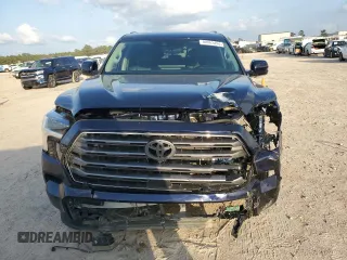 2023 Toyota Sequoia SR5 with VIN 7SVAAABA8PX003412, listed as a Copart auction lot 80063494 with 25,370 mi miles and Salvage Title. Bid and sale history available at carsss.com. Image 5.