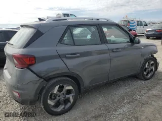 2021 Hyundai Venue SEL with VIN KMHRC8A33MU115014, listed as a Copart auction lot 47355215 with 47,002 mi miles and Salvage Title. Bid and sale history available at carsss.com. Image 3.