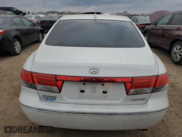 2009 Hyundai Azera Limited z VIN KMHFC46F69A387497, wystawiony jako Copart lot #83303664 z przebiegiem 115 815 mil mil oraz Szkoda całkowita • Salvage title. Historia ofert i sprzedaży dostępna na DreamBid. Obrazek 6.