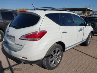 2013 Nissan Murano LE with VIN JN8AZ1MU1DW211793, listed as a IAAI auction lot 41919427 with 250,783 mi miles. Bid and sale history available at carsss.com. Image 4.