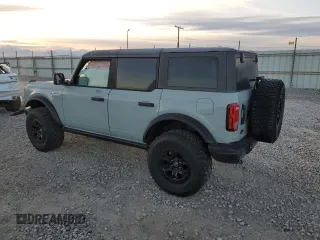 2022 Ford Bronco with VIN 1FMEE5DH4NLB18042, listed as a Copart auction lot 78505564 with Not provided miles and Salvage title. Bid and sale history available at DreamBid. Image 2.