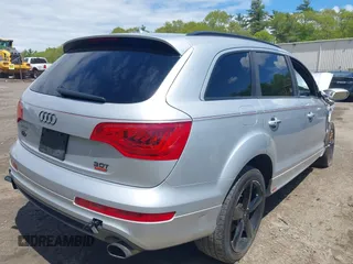 2015 Audi Q7 S line Prestige with VIN WA1DGAFE6FD008203, listed as a IAAI auction lot 42165490 with 111,158 mi miles and . Bid and sale history available at DreamBid. Image 4.