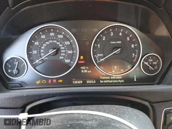 2013 BMW 3 Series 328i with VIN WBA3A5C5XDF357524, listed as a Copart auction lot 50400885 with 132,429 mi miles and Salvage Title. Bid and sale history available at carsss.com. Image 9.