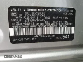 2020 Mitsubishi Outlander ES z VIN JA4AZ3A35LZ017231, wystawiony jako Copart lot #57360935 z przebiegiem 99 836 mil mil oraz Czysty tytuł • Clean title. Historia ofert i sprzedaży dostępna na DreamBid. Obrazek 14.