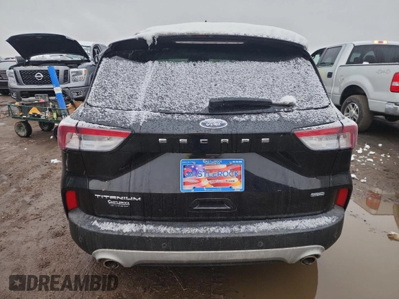 2021 Ford Escape Titanium Hybrid with VIN 1FMCU0DZ7MUA37521, listed as a Copart auction lot 79881664 with 64,996 mi miles and Clean title. Bid and sale history available at DreamBid. Image 6.