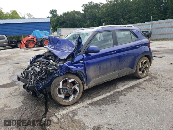 2023 Hyundai Venue SEL with VIN KMHRC8A32PU247461, listed as a Copart auction lot 59963175 with 39,036 mi miles and Salvage title. Bid and sale history available at DreamBid. Image 1.