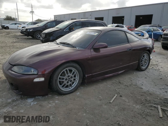 1999 Mitsubishi Eclipse with VIN 4A3AK44Y7XE104372, listed as a Copart auction lot 78361734 with 112,595 mi miles and Salvage Title. Bid and sale history available at DreamBid. Image 1.