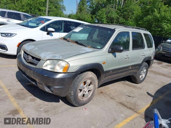 2003 Mazda Tribute LX with VIN 4F2YZ04113KM46727, listed as a IAAI auction lot 42196041 with Not Provided miles and . Bid and sale history available at DreamBid. Image 2.