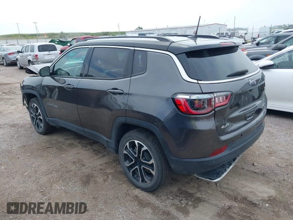 2022 Jeep Compass (RED) Edition with VIN 3C4NJDCB2NT145297, listed as a IAAI auction lot 40113566 with 40,689 mi miles and . Bid and sale history available at DreamBid. Image 3.