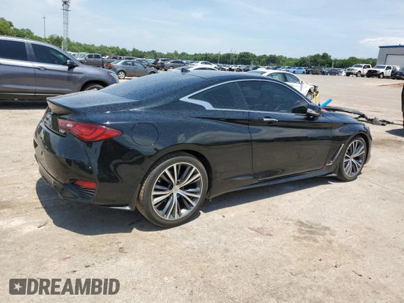 2017 Infiniti Q60 Premium z VIN JN1CV7EK1HM110211, wystawiony jako Copart lot #54837424 z przebiegiem 77 152 mil mil oraz Szkoda całkowita • Salvage title. Historia ofert i sprzedaży dostępna na DreamBid. Obrazek 3.
