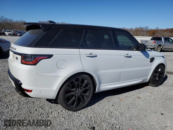 2021 Land Rover Range Rover Sport HST with VIN SALWS2RU2MA783336, listed as a Copart auction lot 82207714 with 0 mi miles and Salvage Title. Bid and sale history available at carsss.com. Image 3.