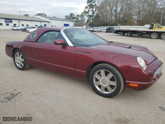 2004 Ford Thunderbird Deluxe with VIN 1FAHP60A94Y111945, listed as a Copart auction lot 43871725 with 0 mi miles and Clean Title. Bid and sale history available at carsss.com. Image 4.