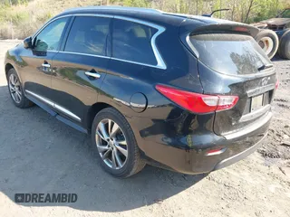 2015 Infiniti QX60 with VIN 5N1AL0MN3FC535859, listed as a IAAI auction lot 42010058 with 160,356 mi miles. Bid and sale history available at carsss.com. Image 3.