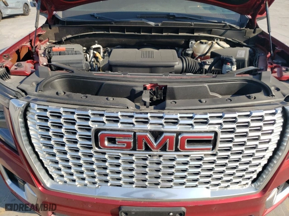 2021 GMC Yukon XL Denali with VIN 1GKS2JKL8MR201361, listed as a Copart auction lot 75253414 with 0 mi miles and Salvage Title. Bid and sale history available at carsss.com. Image 12.