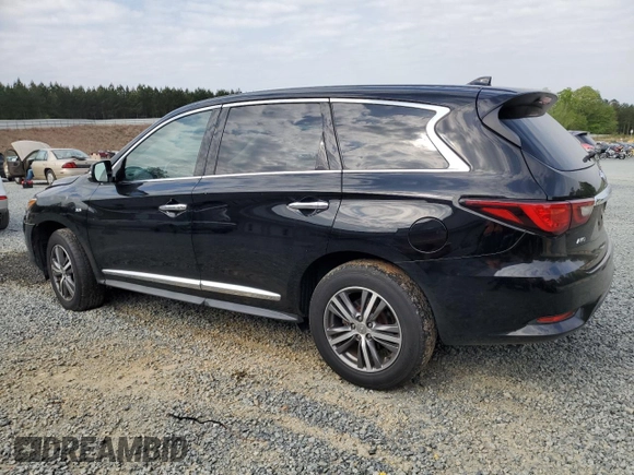 2020 Infiniti QX60 Luxe with VIN 5N1DL0MM8LC521231, listed as a Copart auction lot 52599415 with 101,375 mi miles and Salvage Title. Bid and sale history available at DreamBid. Image 2.
