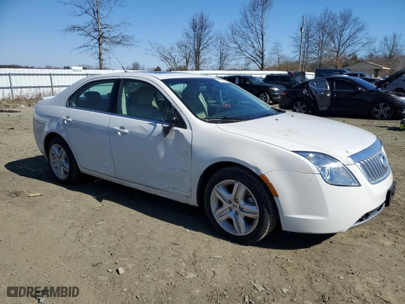 2010 Mercury Milan with VIN 3MEHM0HA4AR665746, listed as a Copart auction lot 47344825 with 10,404 mi miles and Salvage Title. Bid and sale history available at carsss.com. Image 4.