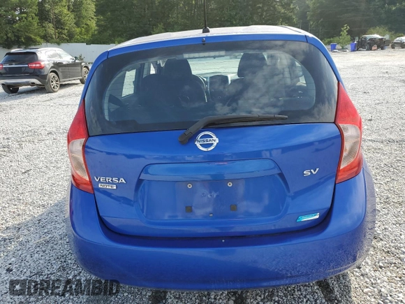 2015 Nissan Note S with VIN 3N1CE2CP4FL407658, listed as a Copart auction lot 62847565 with 79,574 mi miles and Salvage title. Bid and sale history available at DreamBid. Image 6.