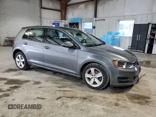 2017 Volkswagen Golf S with VIN 3VW117AU6HM029276, listed as a Copart auction lot 58365985 with 56,274 mi miles and Salvage title. Bid and sale history available at DreamBid. Image 4.