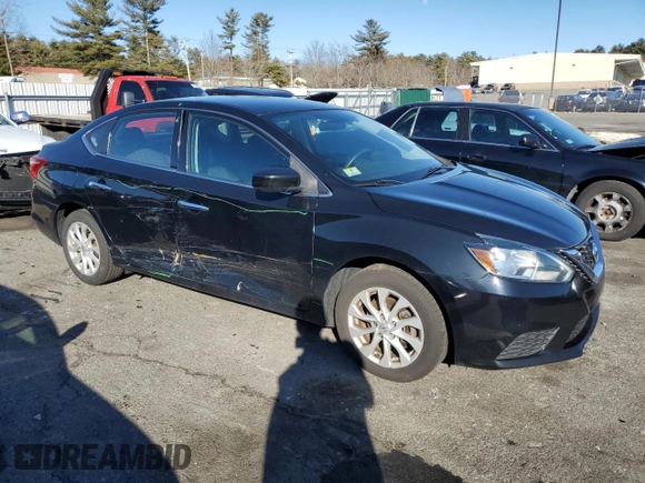 2018 Nissan Sentra SV with VIN 3N1AB7AP4JL624636, listed as a Copart auction lot 48145335 with 114,516 mi miles and Salvage Title. Bid and sale history available at DreamBid. Image 4.