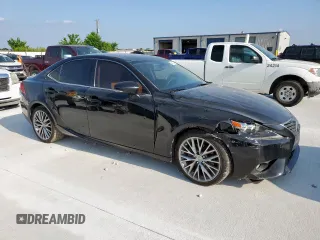 2014 Lexus IS 250 with VIN JTHBF1D27E5031814, listed as a Copart auction lot 58411275 with 134,491 mi miles and Salvage title. Bid and sale history available at DreamBid. Image 4.