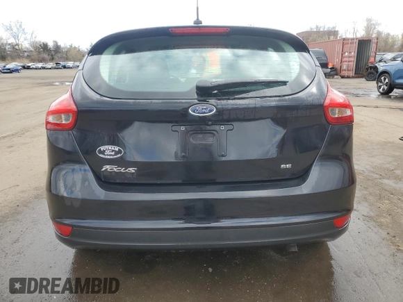 2017 Ford Focus SE with VIN 1FADP3K2XHL200929, listed as a Copart auction lot 53457345 with 66,922 mi miles and Salvage Title. Bid and sale history available at carsss.com. Image 6.