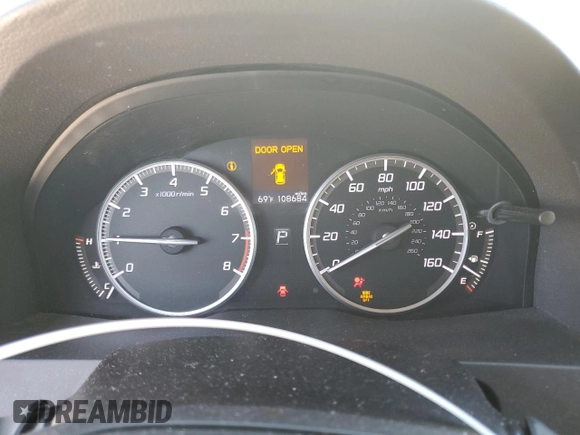 2013 Acura RDX Tech Pkg with VIN 5J8TB3H5XDL017208, listed as a Copart auction lot 48607065 with 108,684 mi miles and Salvage Title. Bid and sale history available at carsss.com. Image 9.