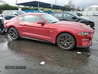 2021 Ford Mustang EcoBoost with VIN 1FA6P8TD7M5102302, listed as a Copart auction lot 42599793 with 16,107 mi miles. Bid and sale history available at carsss.com. Image 4.