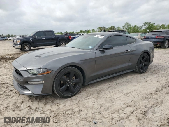 2021 Ford Mustang EcoBoost with VIN 1FA6P8TH0M5108512, listed as a Copart auction lot 51047485 with 44,744 mi miles and Clean title. Bid and sale history available at DreamBid. Image 1.