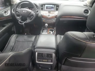 2017 Infiniti QX60 with VIN 5N1DL0MM9HC549675, listed as a Copart auction lot 52076715 with 100,009 mi miles and Salvage Title. Bid and sale history available at DreamBid. Image 8.