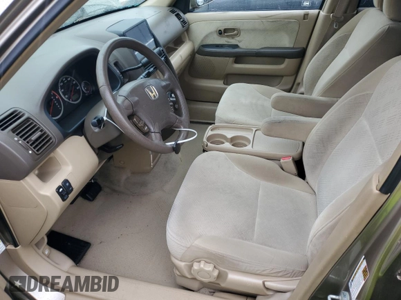 2005 Honda CR-V EX with VIN SHSRD78845U329526, listed as a Copart auction lot 55357285 with 175,671 mi miles and Salvage Title. Bid and sale history available at DreamBid. Image 7.