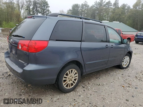 2008 Toyota Sienna LE with VIN 5TDBK23C08S016373, listed as a Copart auction lot 55143575 with 146,435 mi miles and Clean Title. Bid and sale history available at DreamBid. Image 3.