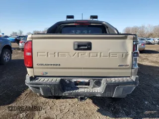 2021 Chevrolet Colorado 4WD ZR2 with VIN 1GCGTEEN2M1131888, listed as a Copart auction lot 43362985 with 51,223 mi miles and Salvage Title. Bid and sale history available at carsss.com. Image 6.