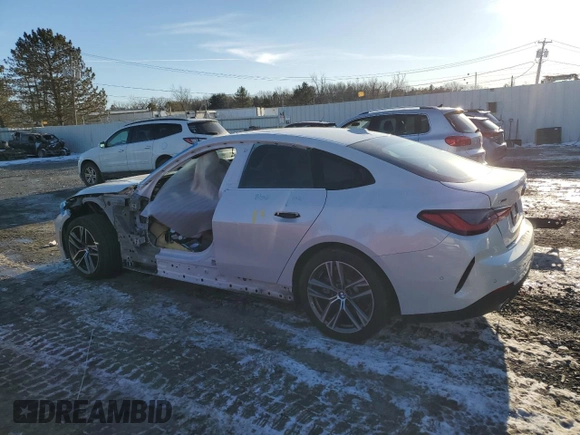 2023 BMW 4 Series 430i xDrive with VIN WBA73AV09PFP14511, listed as a Copart auction lot 89135135 with Not provided miles and Salvage title. Bid and sale history available at DreamBid. Image 2.