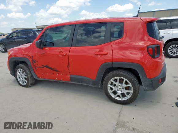 2023 Jeep Renegade Latitude z VIN ZACNJDB13PPP38764, wystawiony jako Copart lot #61810765 z przebiegiem 23 093 mil mil oraz Czysty tytuł • Clean title. Historia ofert i sprzedaży dostępna na DreamBid. Obrazek 2.