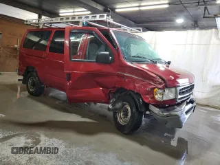 2000 Ford Econoline Cargo with VIN 1FMNE31L5YHA02689, listed as a Copart auction lot 49224125 with 249,120 mi miles and Salvage Title. Bid and sale history available at DreamBid. Image 4.