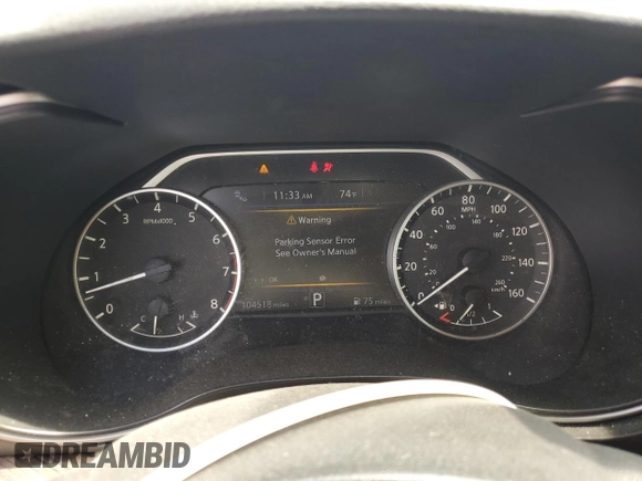 2017 Nissan Maxima SV with VIN 1N4AA6AP9HC409890, listed as a Copart auction lot 55473195 with 104,518 mi miles and Clean Title. Bid and sale history available at DreamBid. Image 9.